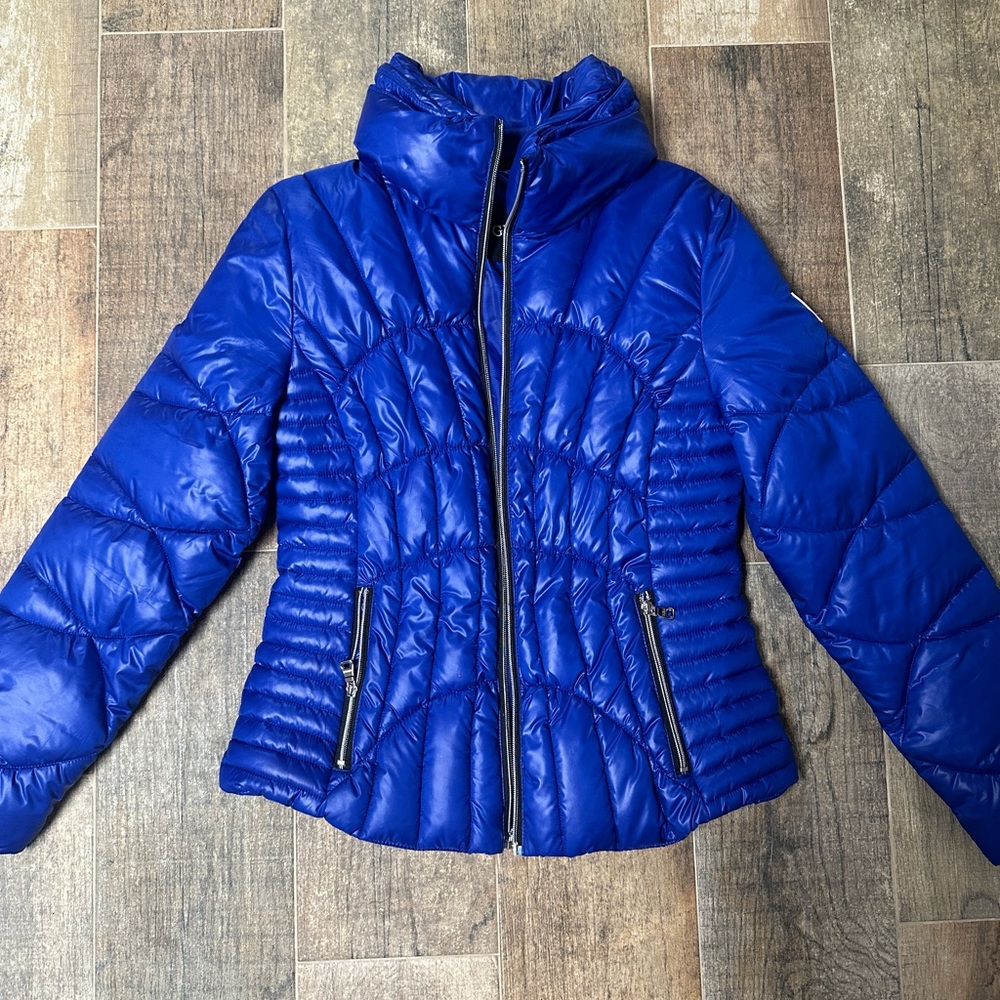 Royal blue Guess winter jacket size M